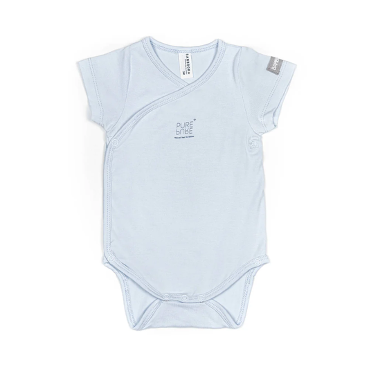 Body bimbo maniche corte - Azzurro
