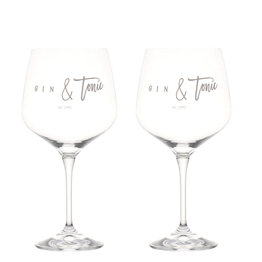 Set 2 calici cocktail Gin & Tonic
