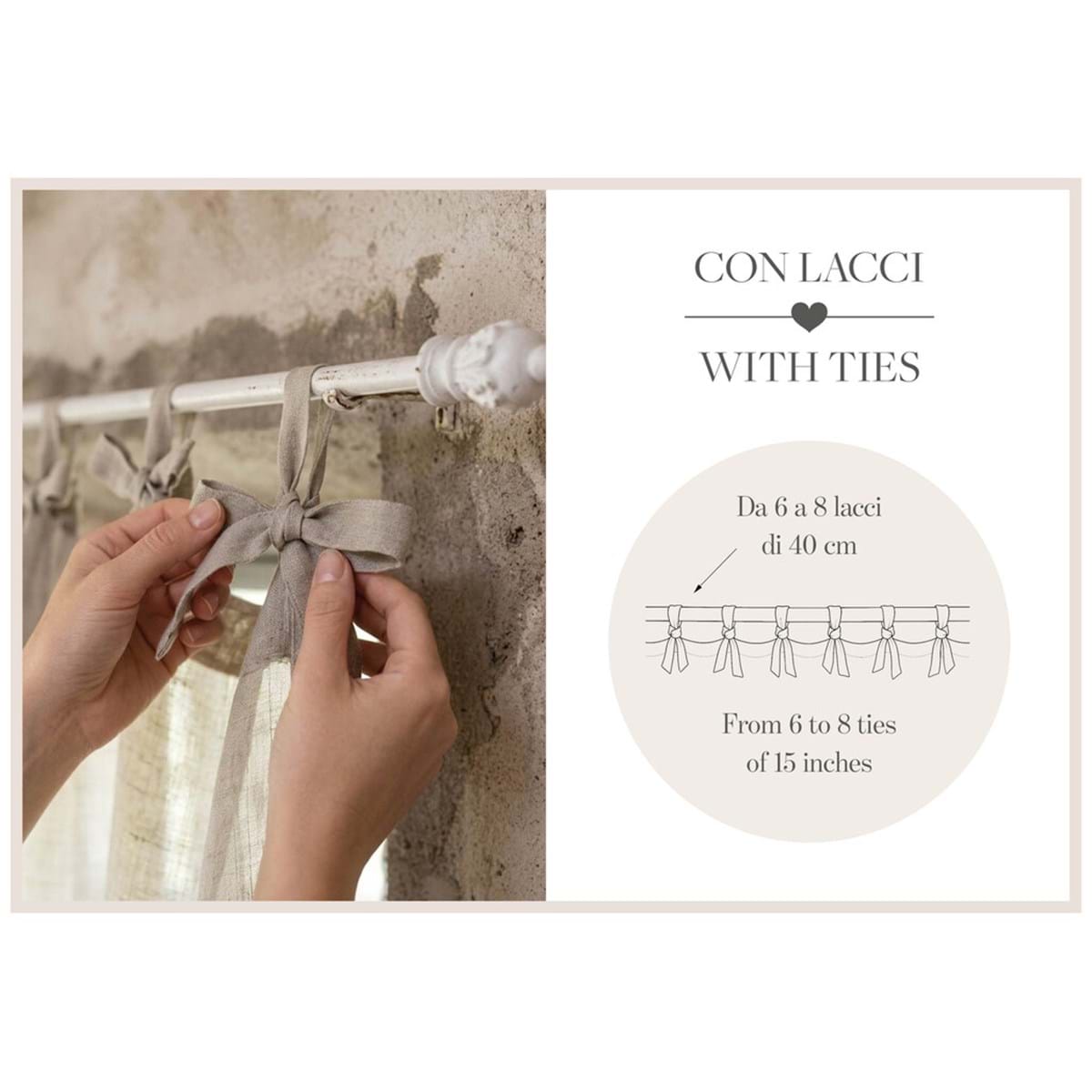 Tenda Righe di cotone