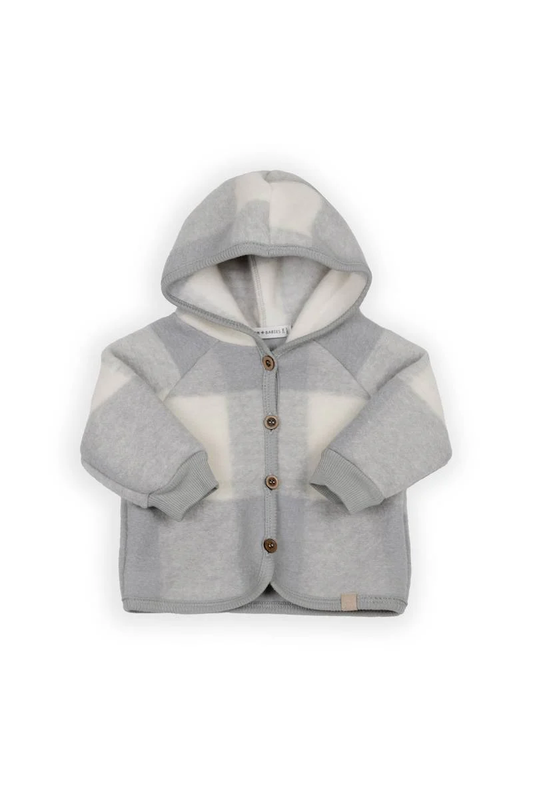 Felpa Lana cotta con cappuccio - Moss Grey