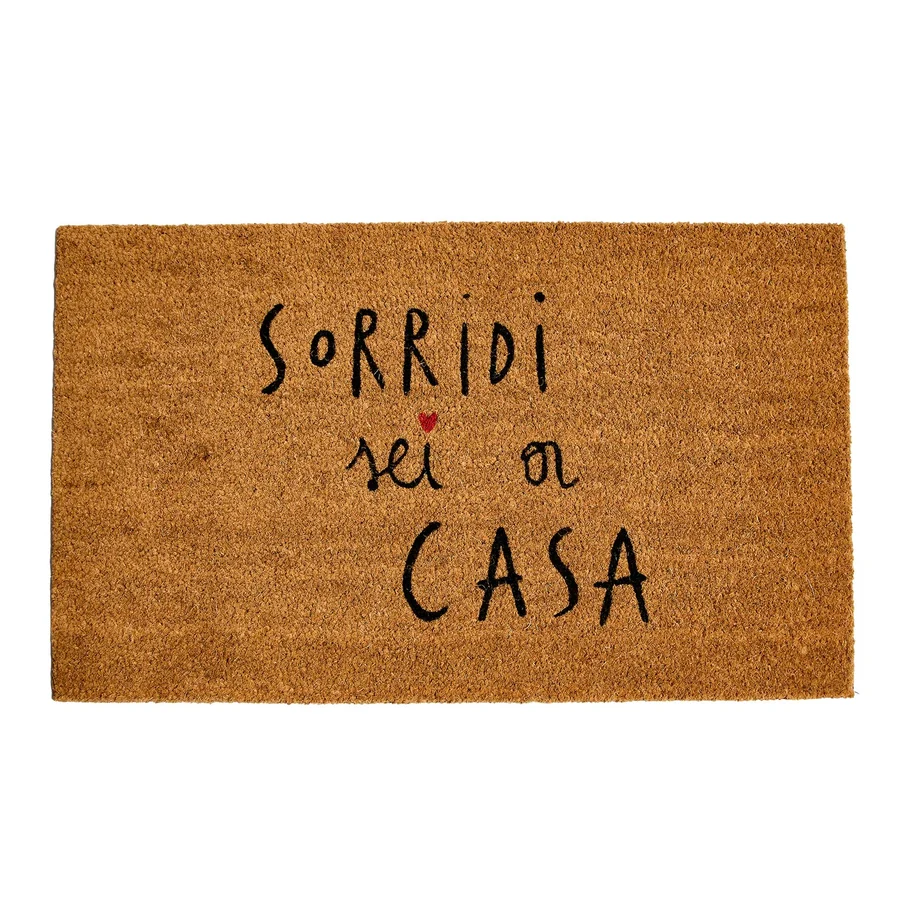 Zerbino "Sorridi sei a casa”