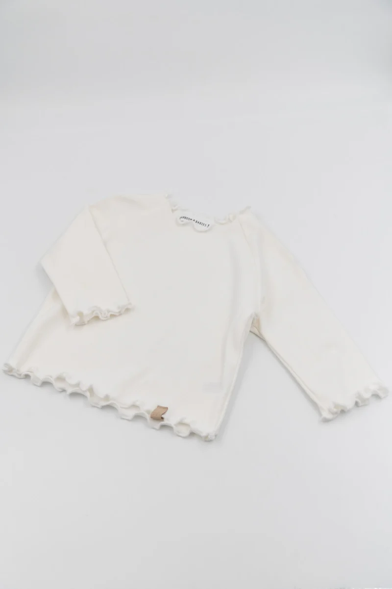 T-shirt maniche lunghe - Off White - 12/18M