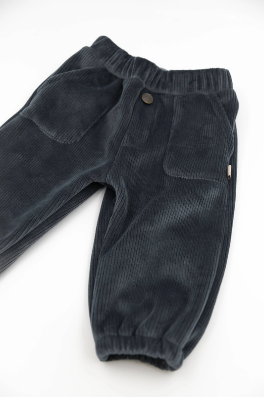Pants worker con tasche ampie - Midnight Blu