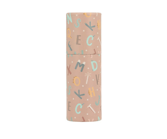 Tubo 12 Pastelli Funny Letters