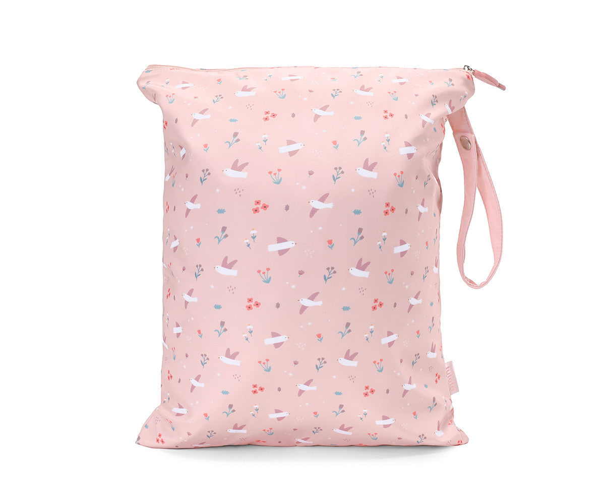 Borsa impermeabile Grande Blossom Birds Personalizzabile