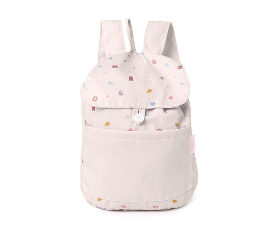 Zaino piccolo Tela Geometric Nature Personalizzabile