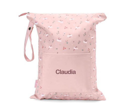 Borsa impermeabile Grande Blossom Birds Personalizzabile