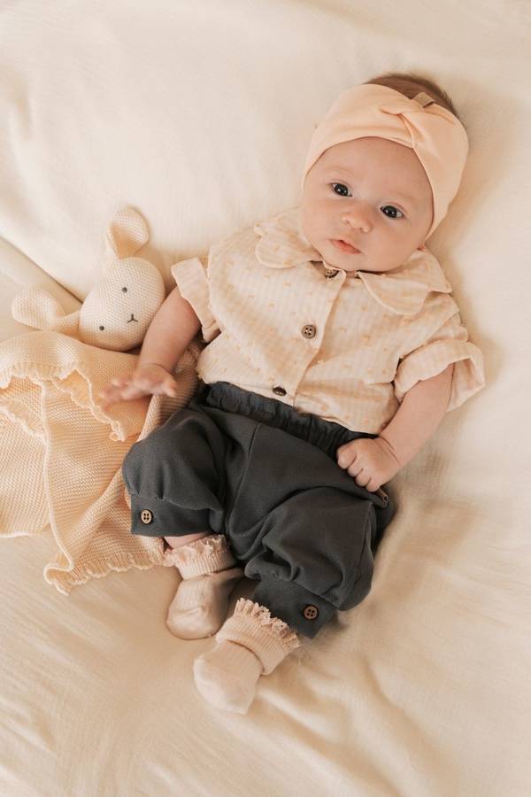 Camicia collo a fiore - Square Girl - 6M
