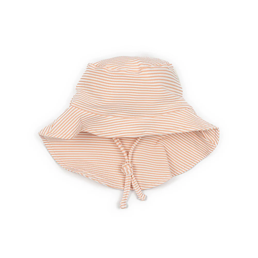 Cappellino da mare - Pink stripes bear