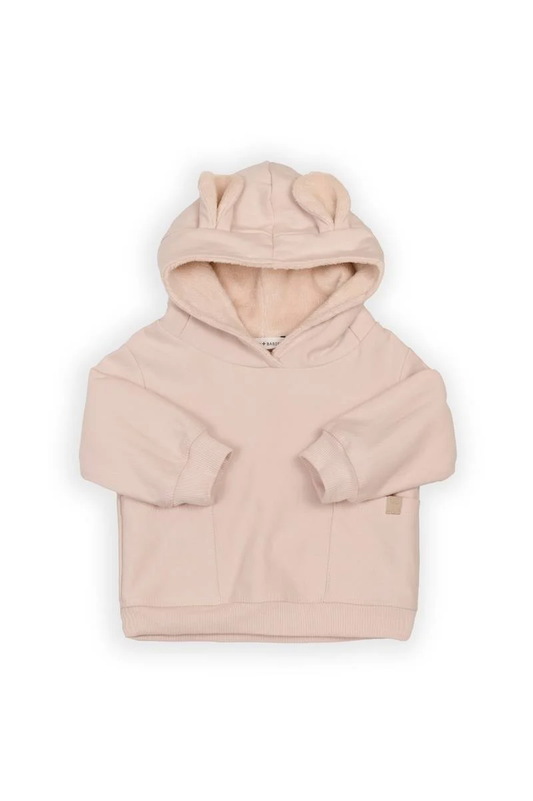Maglia Hoodie con orecchie - Vintage Pink