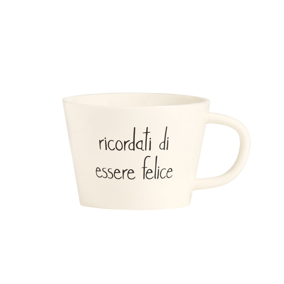 Tazza Colazione Ricordati di essere felice