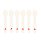 Set 6 cucchiaini Cuore Rosso