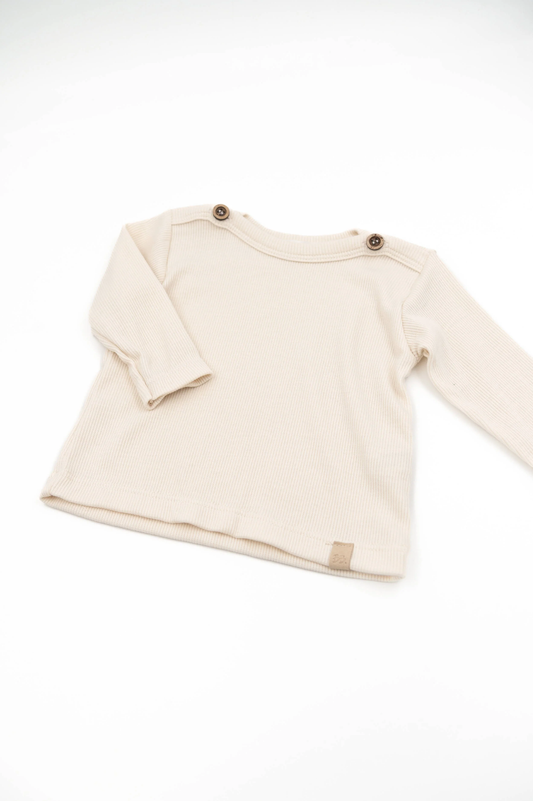 Shirt con apertura spalle - Warm White