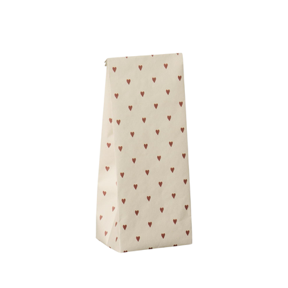 Sacchetto carta cuori