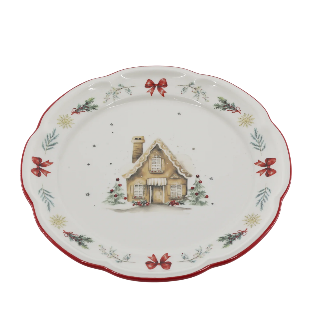 Piatto Chalet de Noel
