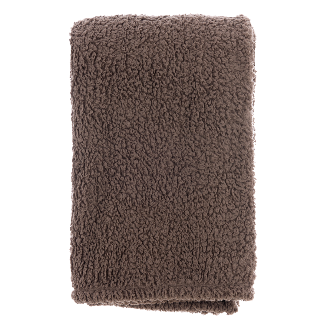 Plaid Sherpa marrone