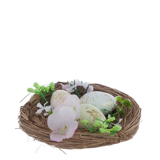 Decoro Cestino con uova