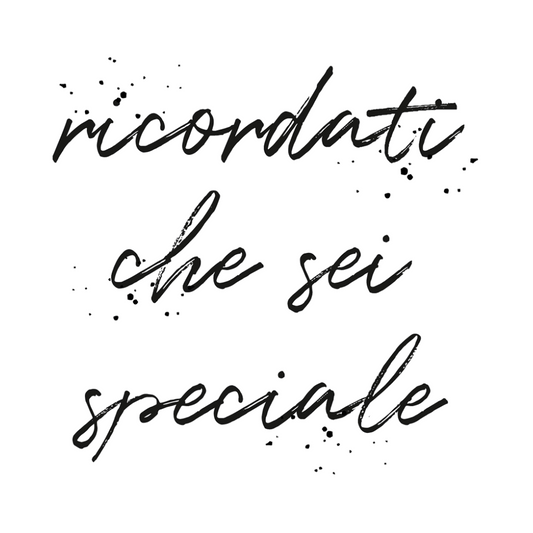 Cuore “Ricordati che sei speciale”