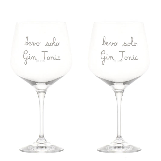 Set 2 calici cocktail Bevo solo gin tonic