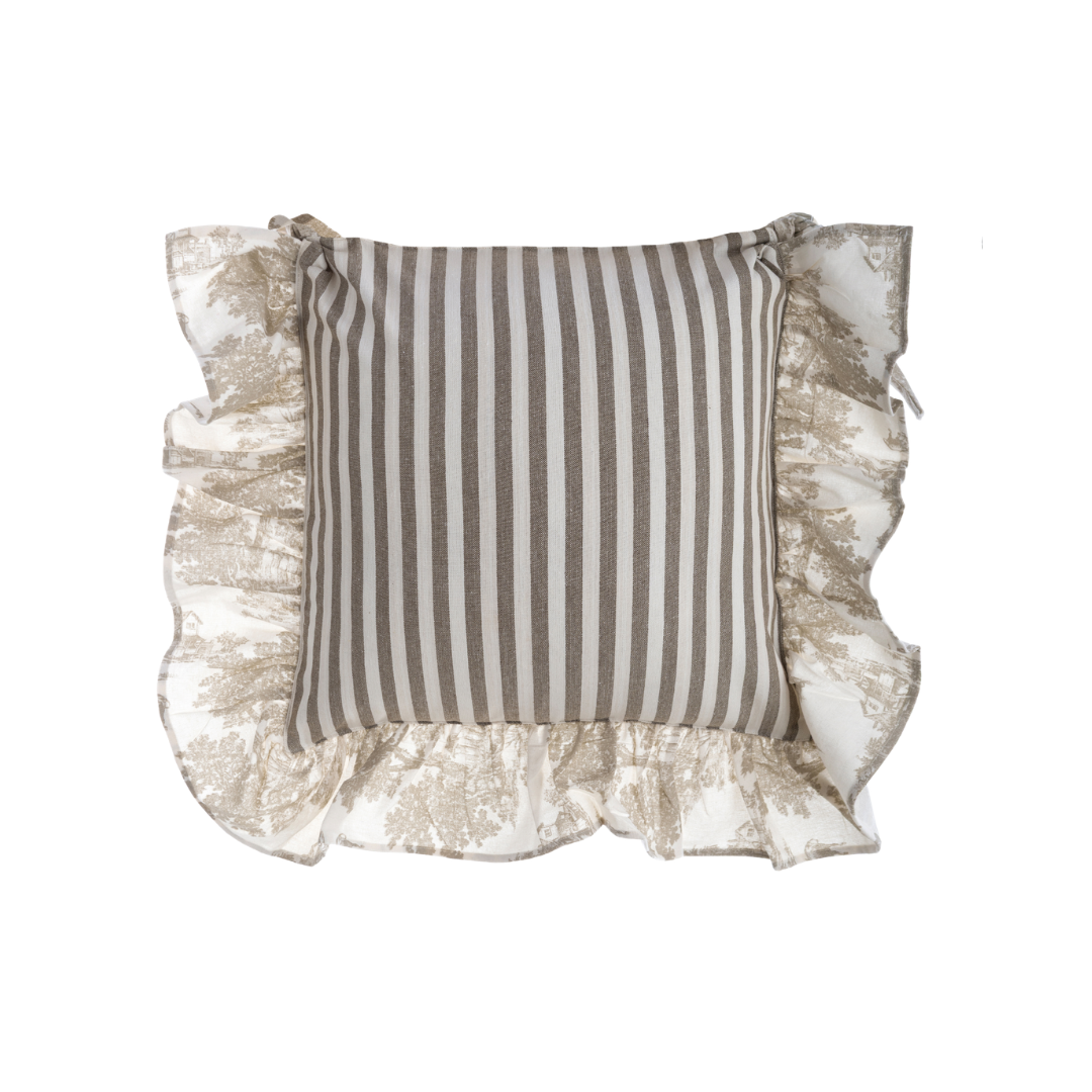 Copri cuscino sedia Toile de Jouy