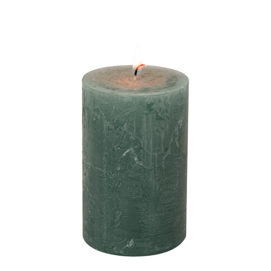 Candela cilindro verde