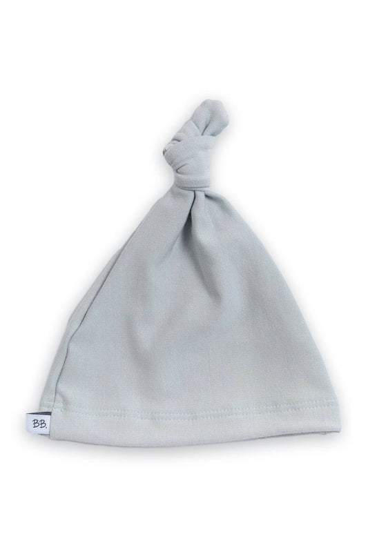 Cappellino neonato con nodo Pure - Azzurro