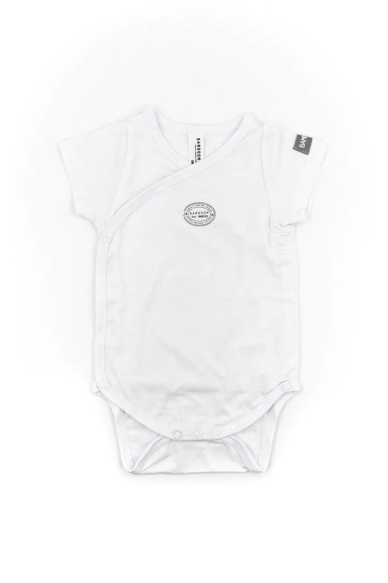 Body bambino/a maniche corte -  Bianco