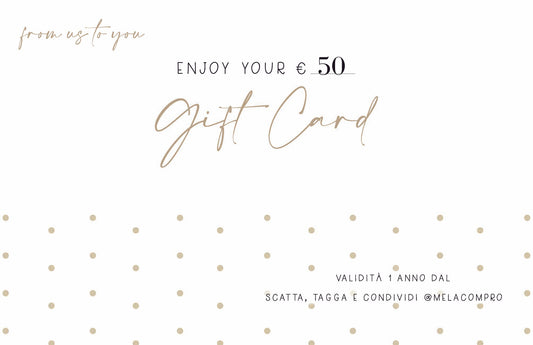 Gift Card From Us to You