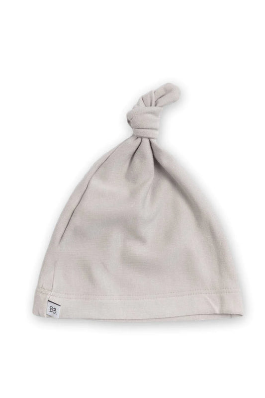 Cappellino neonato con nodo Pure - Sabbia