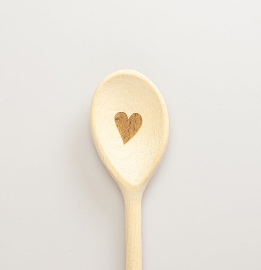 Cucchiaio legno con cuore