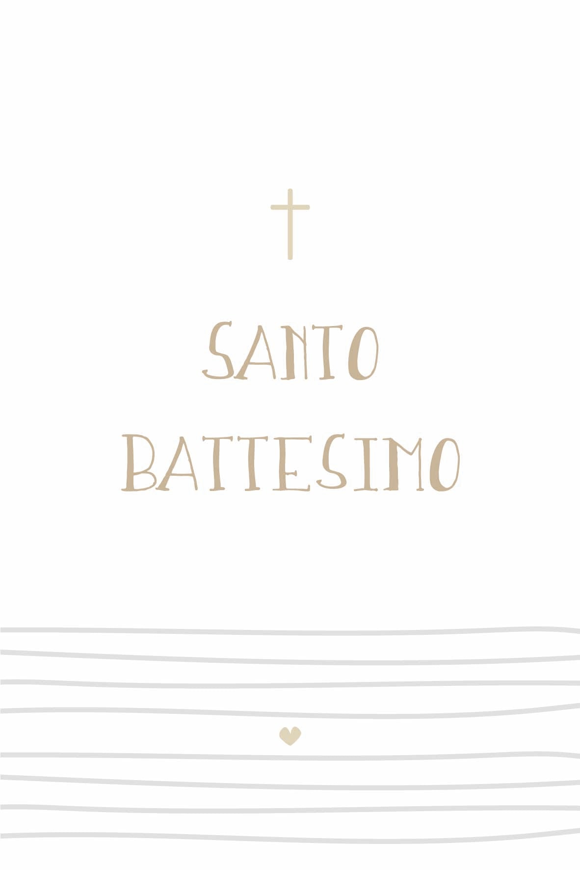 Biglietto Santo Battesimo