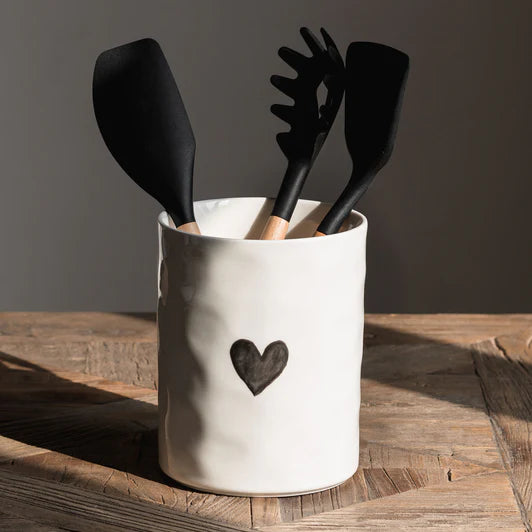 Portamestoli Cuore grigio